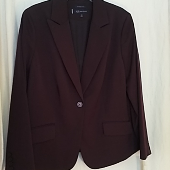 Anne Klein brown blazer 14W - Picture 1 of 7